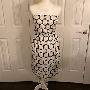 Banana Republic silk strapless dress size 4